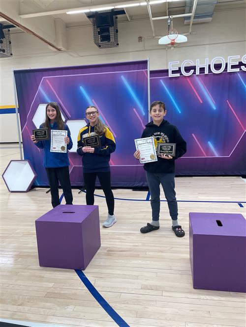 Dakota Windhausen, Adaline Dudley, and Camden Dello Stritto