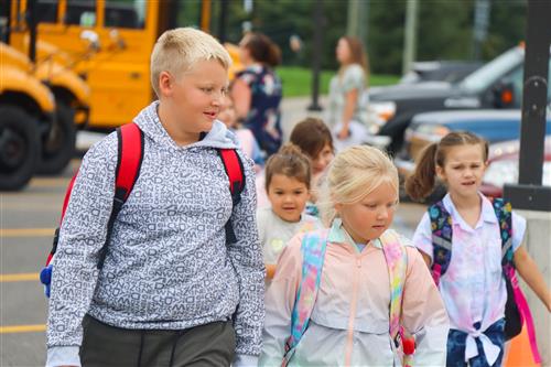 Cato-Meridian Elementary First Day of School