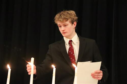 National Honor Society induction ceremony