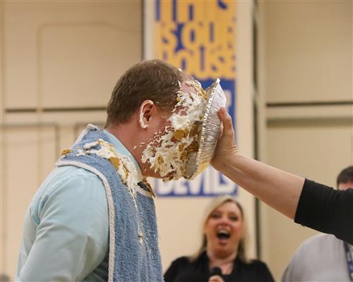 Pie in the face